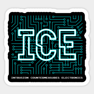 Neuromancer Inspired Design-Science Fiction Sticker